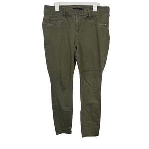 Torrid Plus Size Olive Green Skinny Jeans